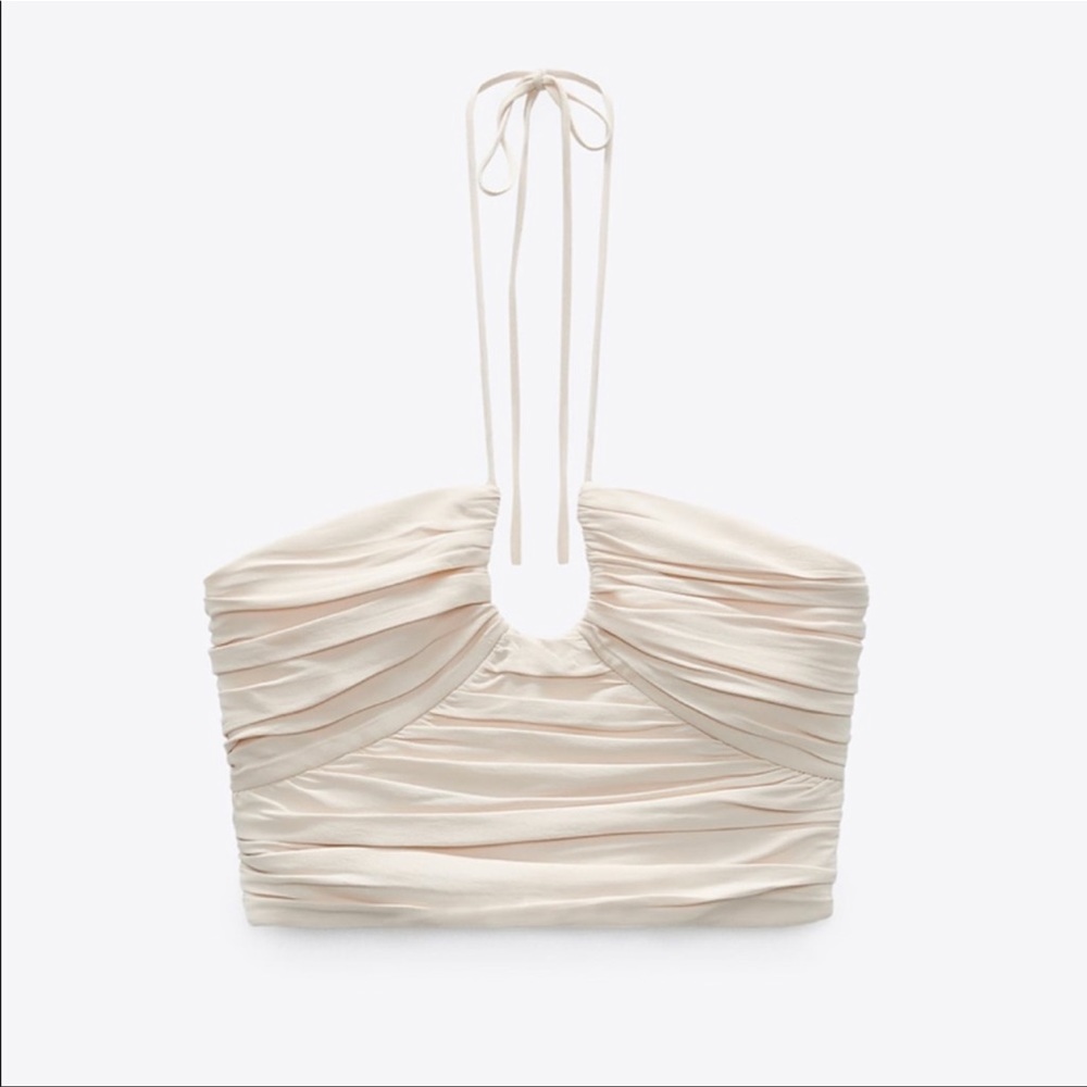 Zara draped top